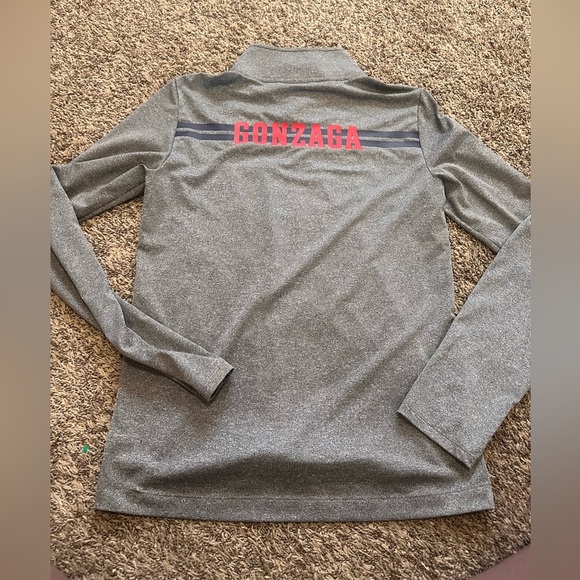 VICTORIA'S SECRET PINK Collegiate Ultimate Gonzaga Bulldogs 1/4 Zip Large Jacket - Picture 5 of 7